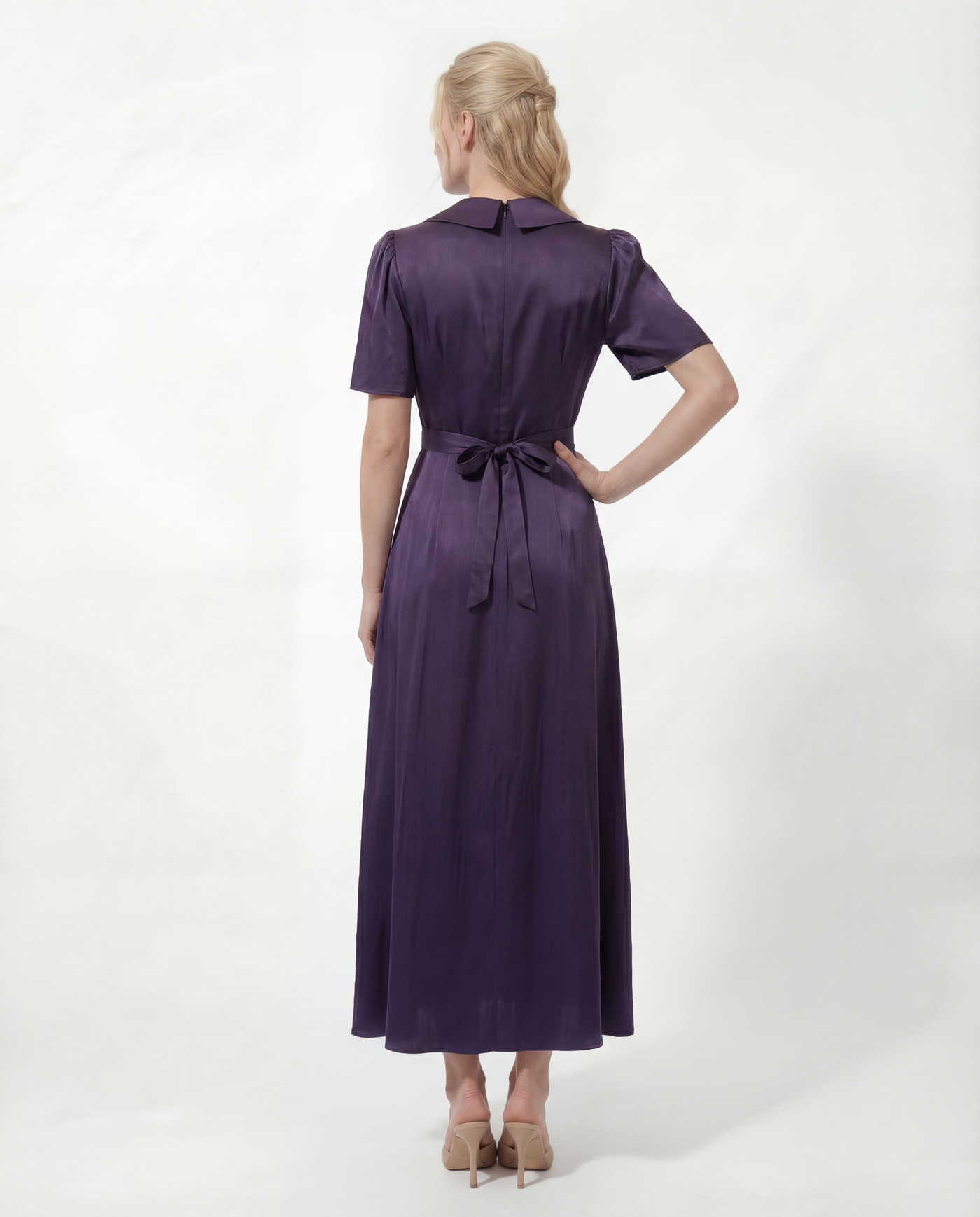 The Aurora Dress in Midnight Blue