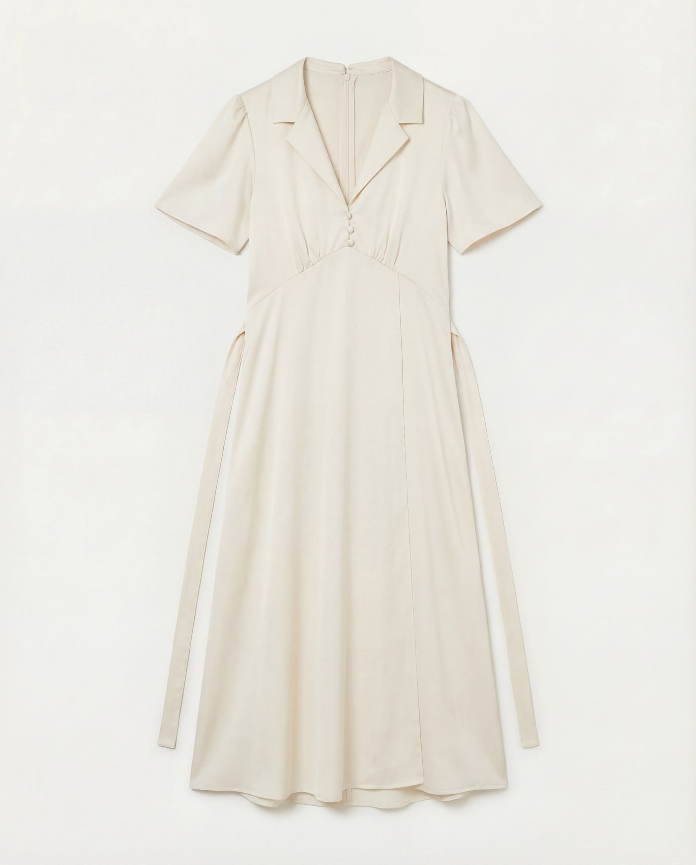 The Aurora Dress in Ivory White