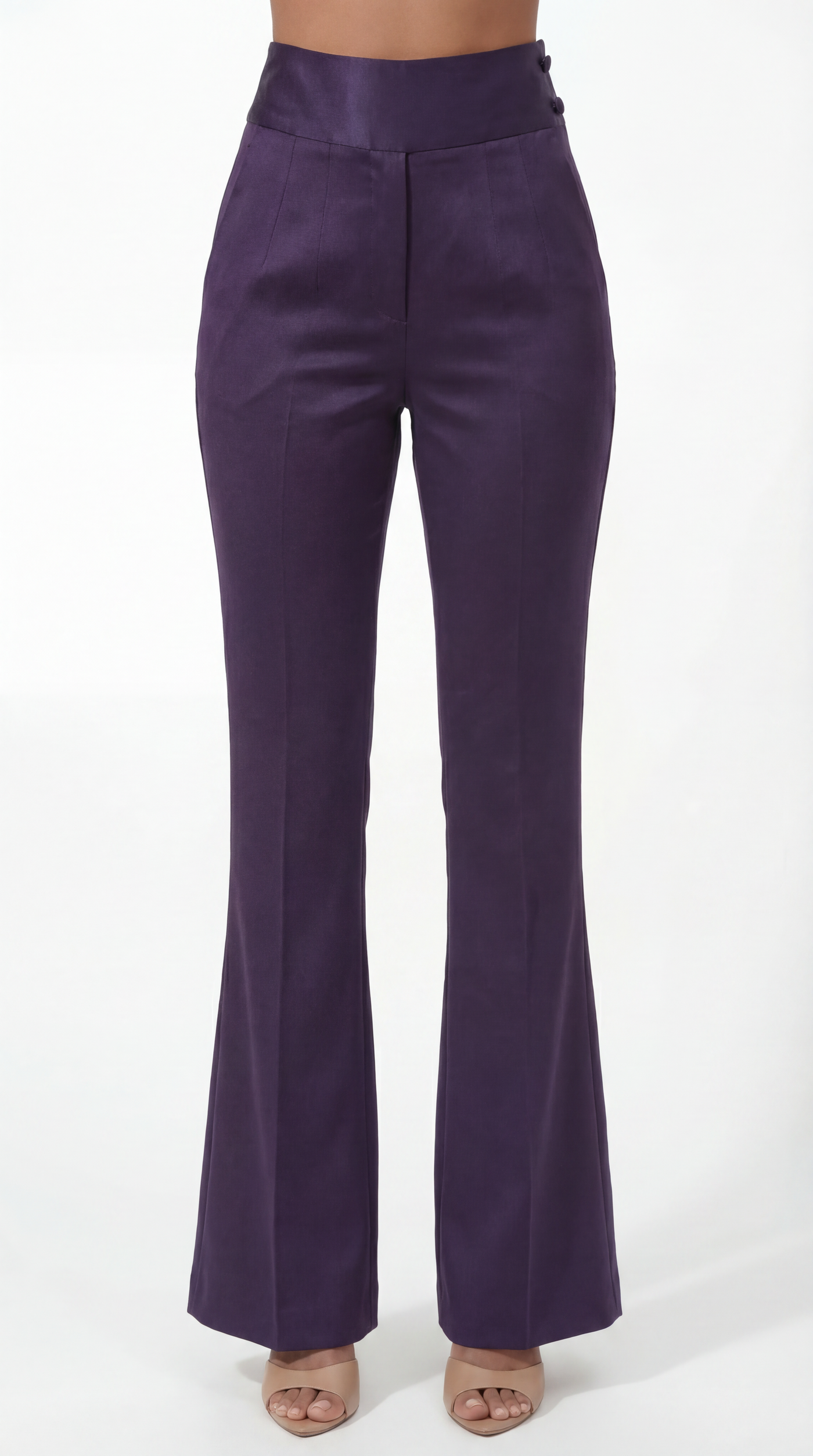 The Athena Trousers in Midnight Blue