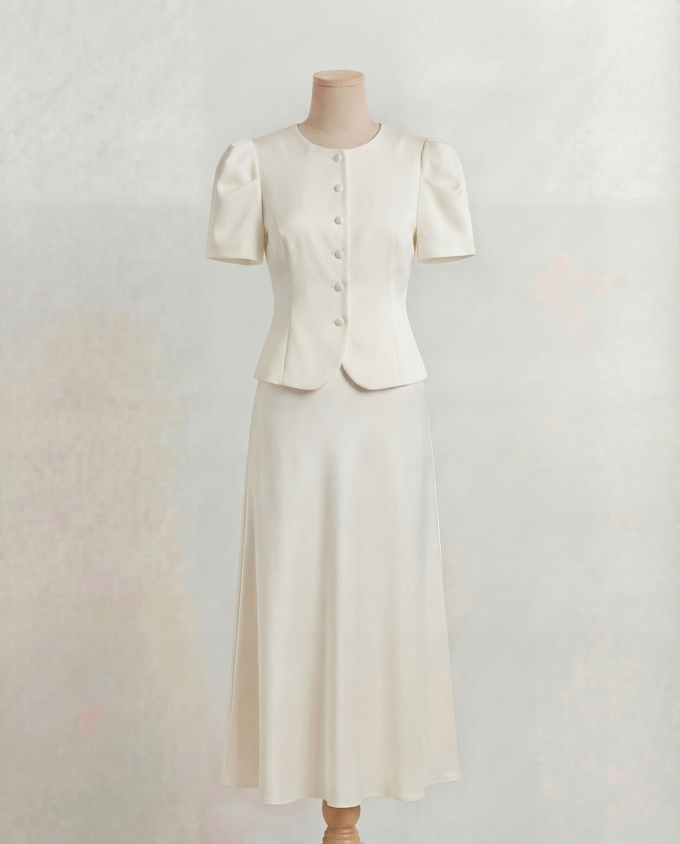 The Selene Blazer in Ivory White