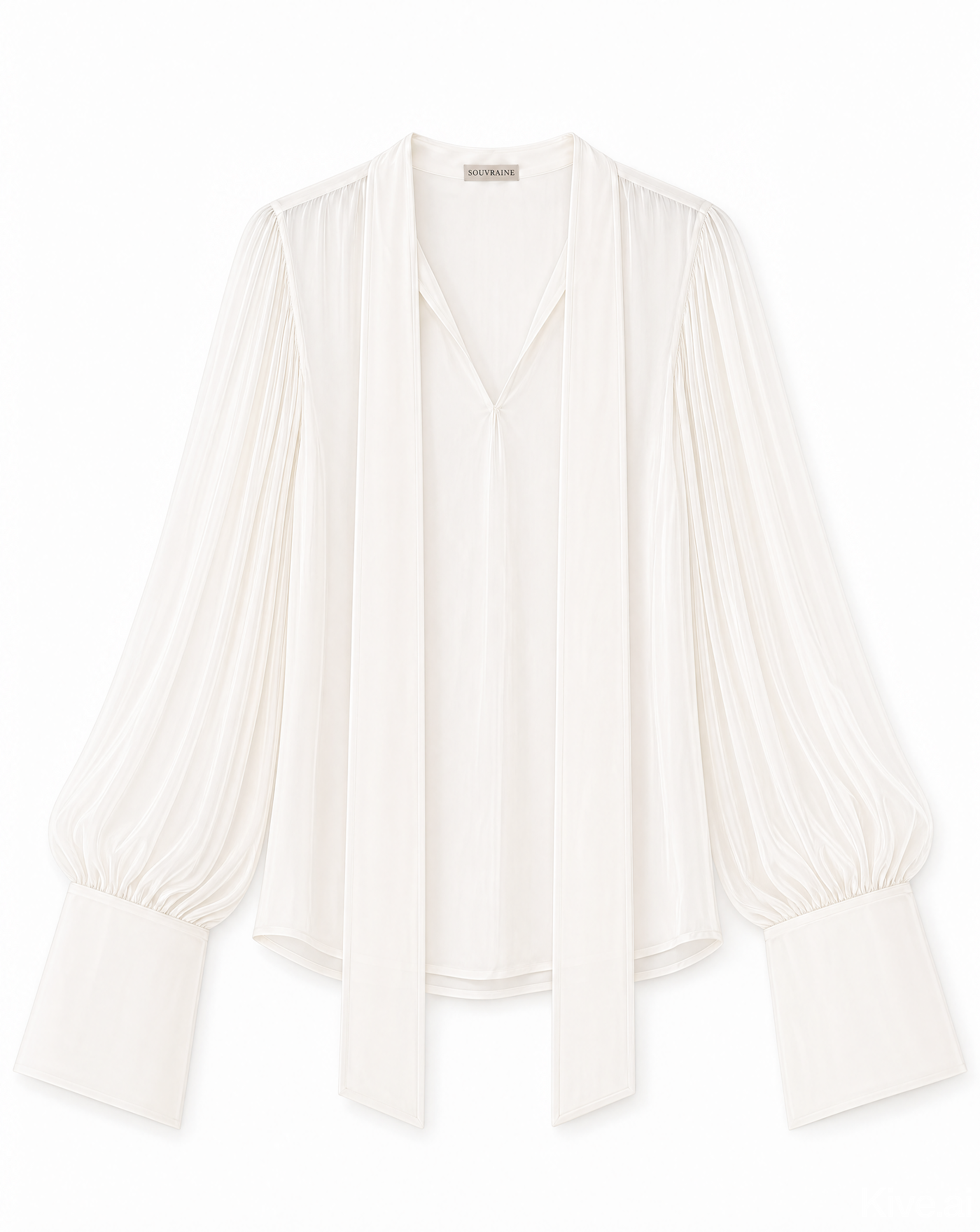 The Theia Blouse in Ivory White